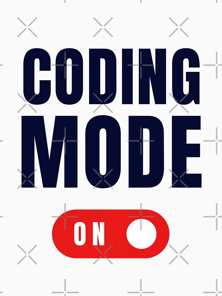 Coding Mode On Funny Simple Design For Coder Programmers by Nepaz-Designs
