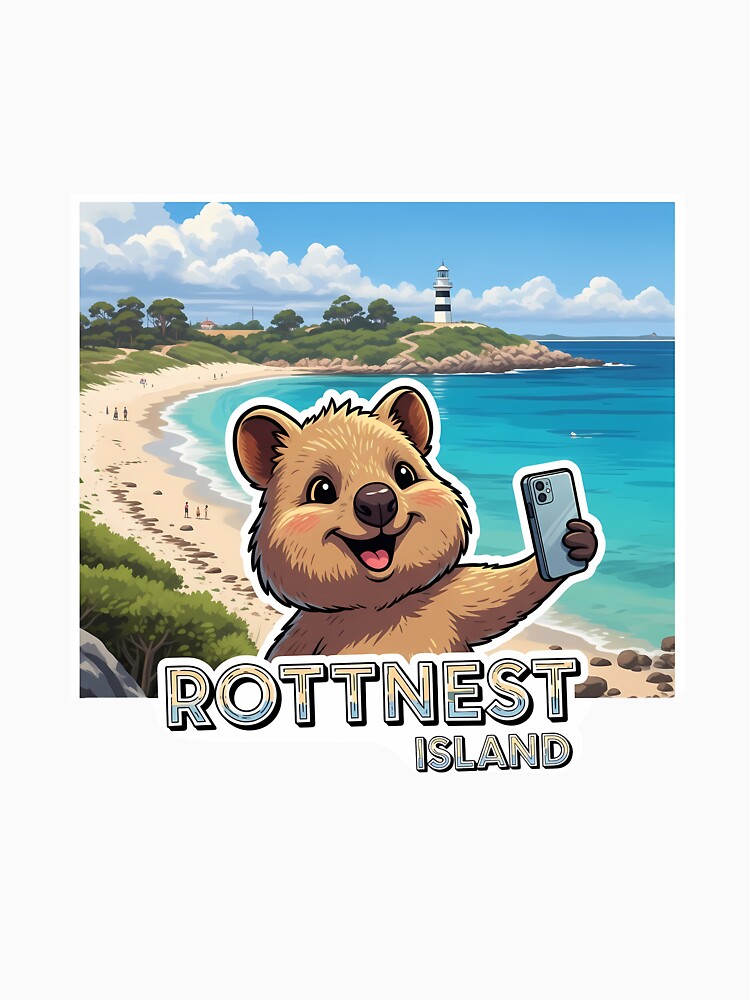 Rottnest Island Quokka Selfie: The World's Happiest Animal by Digital Dreams Arts