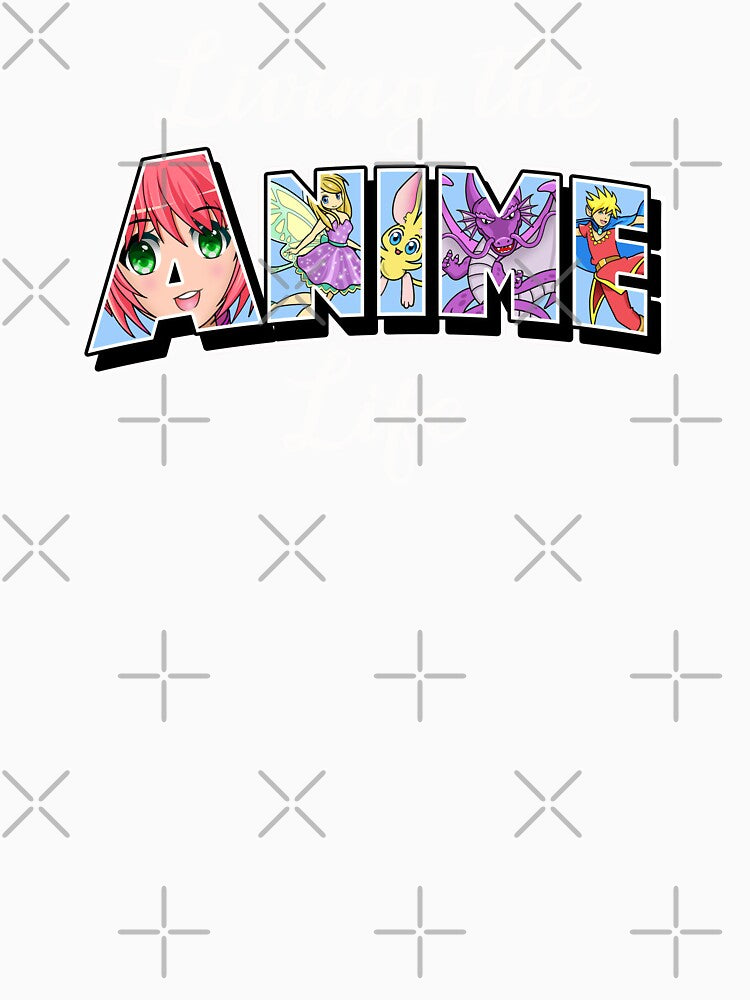 Living the ANIME Life Art Version by EllyMellow