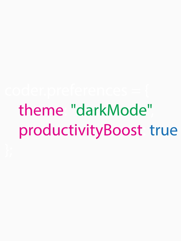 Dark Mode Funny Coder Design for Programmers by Geeky Giggles