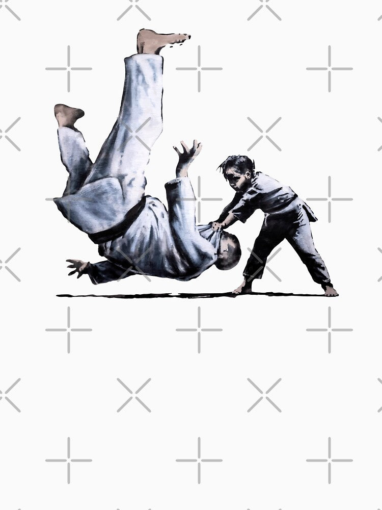 Banksy graffiti - Judo Boy by portokalis