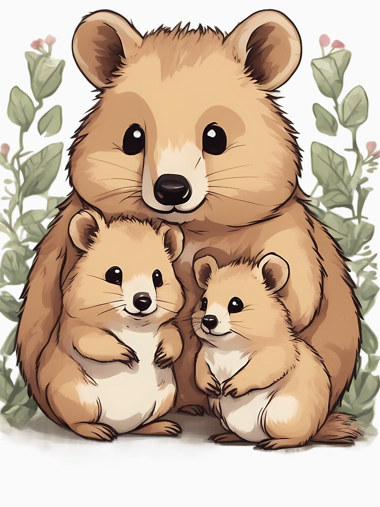 Quokka Happy Family by macadolie