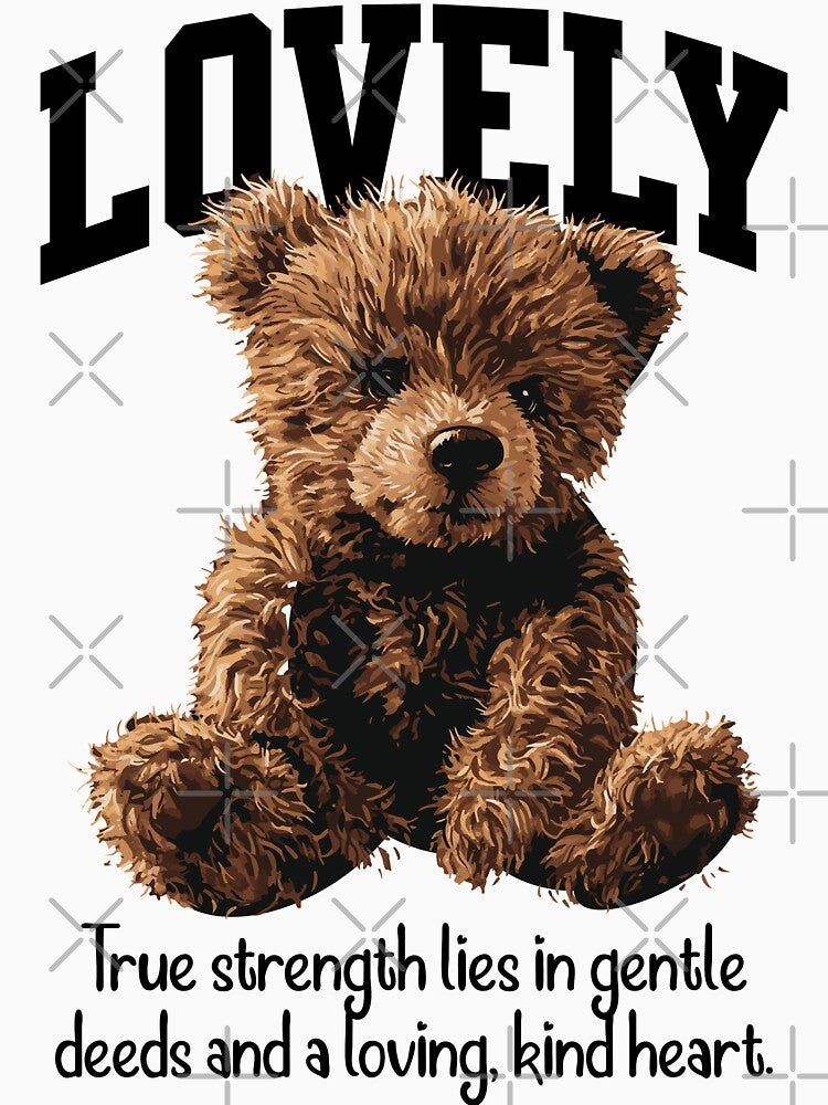 Cuddly Companion Teddy Bear Illustration by Sir Meow Meow