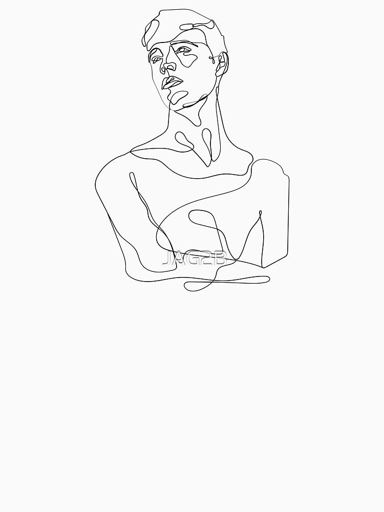 Minimalist Men Sketch by JAG2B