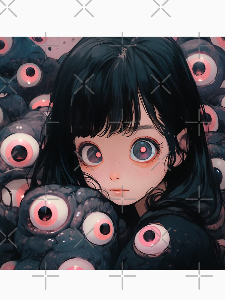 Eerie Monster Anime Girl by bubblegoth