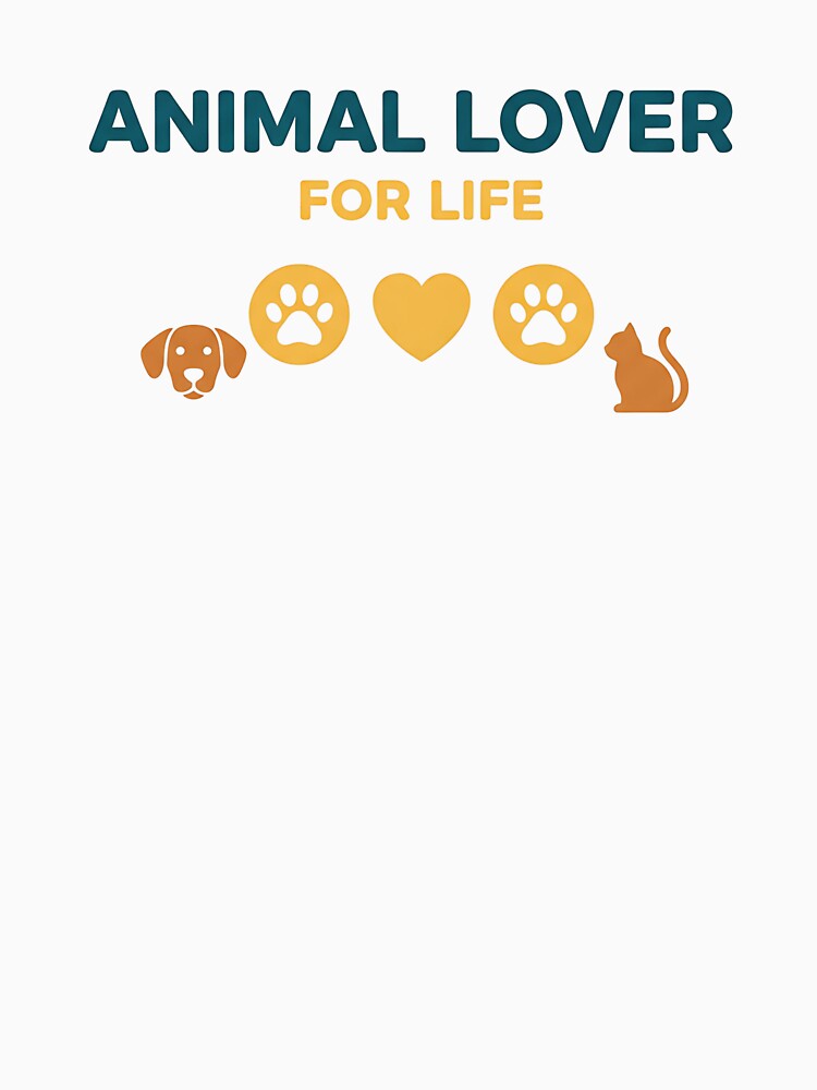 Animal Lover for Life Shirt – Veterinarian Technician Gift Tee by Muzgle