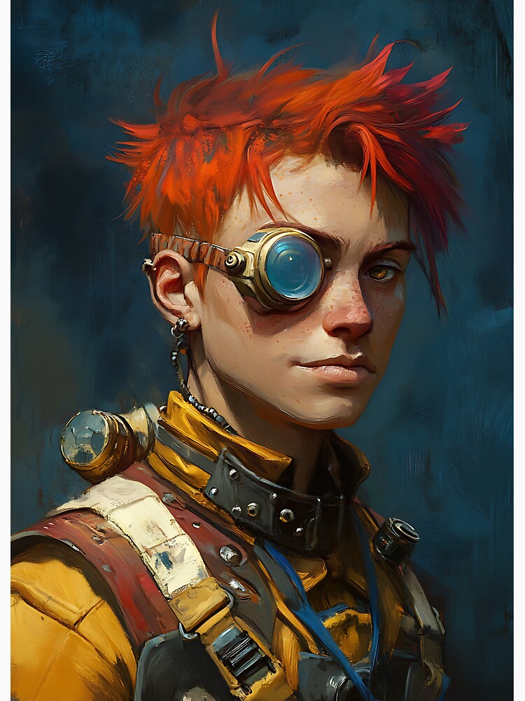 Solarpunk Portrait: Utopian Figure by bapupa