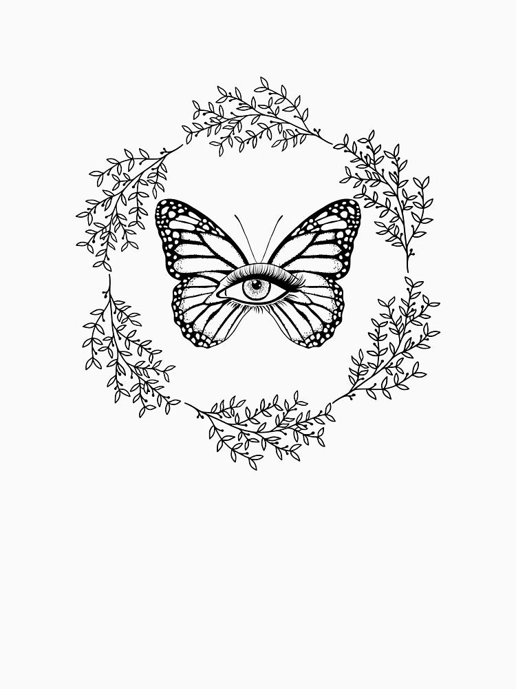 Third Eye Butterfly Celestial Aesthetic by GraveyardGlam