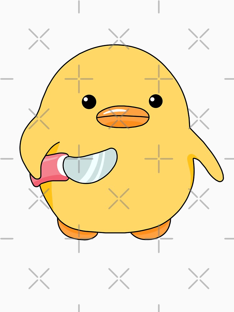 Angry little duckling with a knife by SamyraPereira