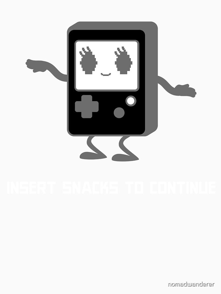 Gameboy Nostalgic 2000s: Insert snacks to continue by nomadwanderer