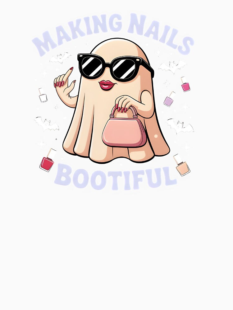 Making Nails Bootiful – Funny Halloween Ghost Nail Art Design by Goodthreadz