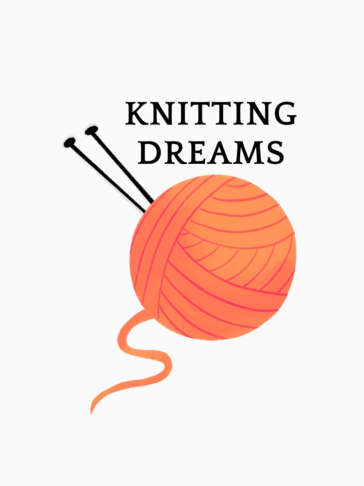 Knitting Dreams: Yarn Ball & Needles by Atlasoloji