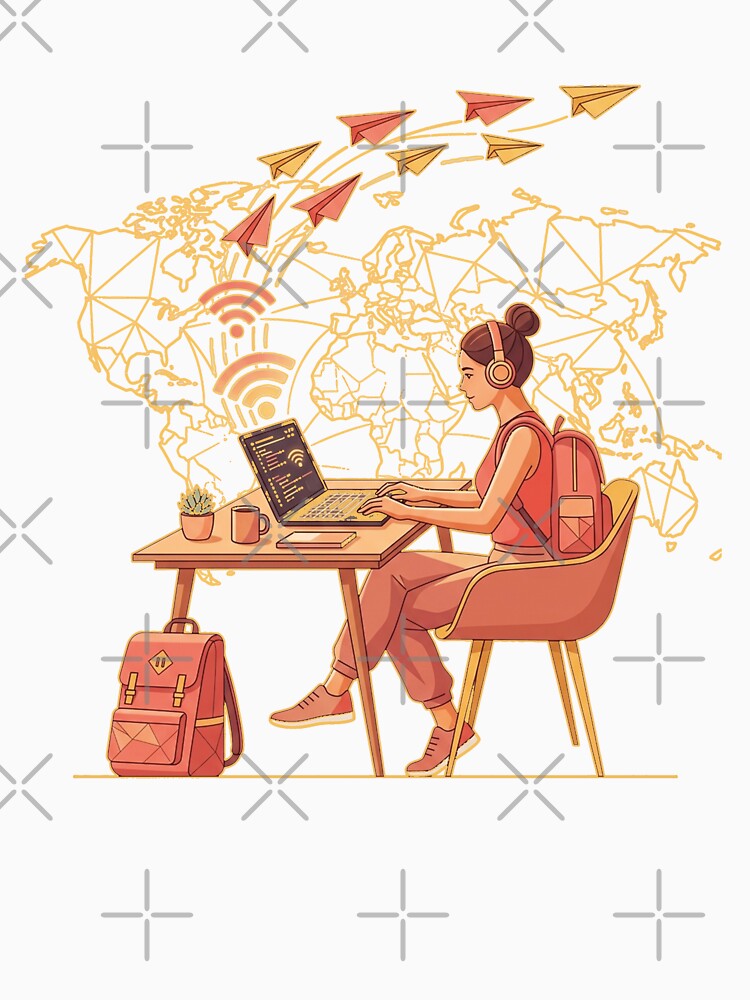 Work From Anywhere World Traveler by FlamaC