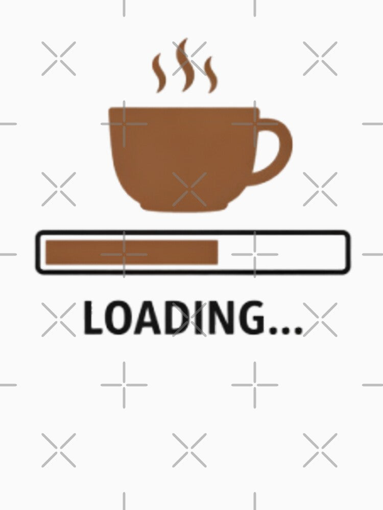 Coffee Loading… Funny Caffeine Lover Design | Morning Coffee Vibes by CosmicSplendor