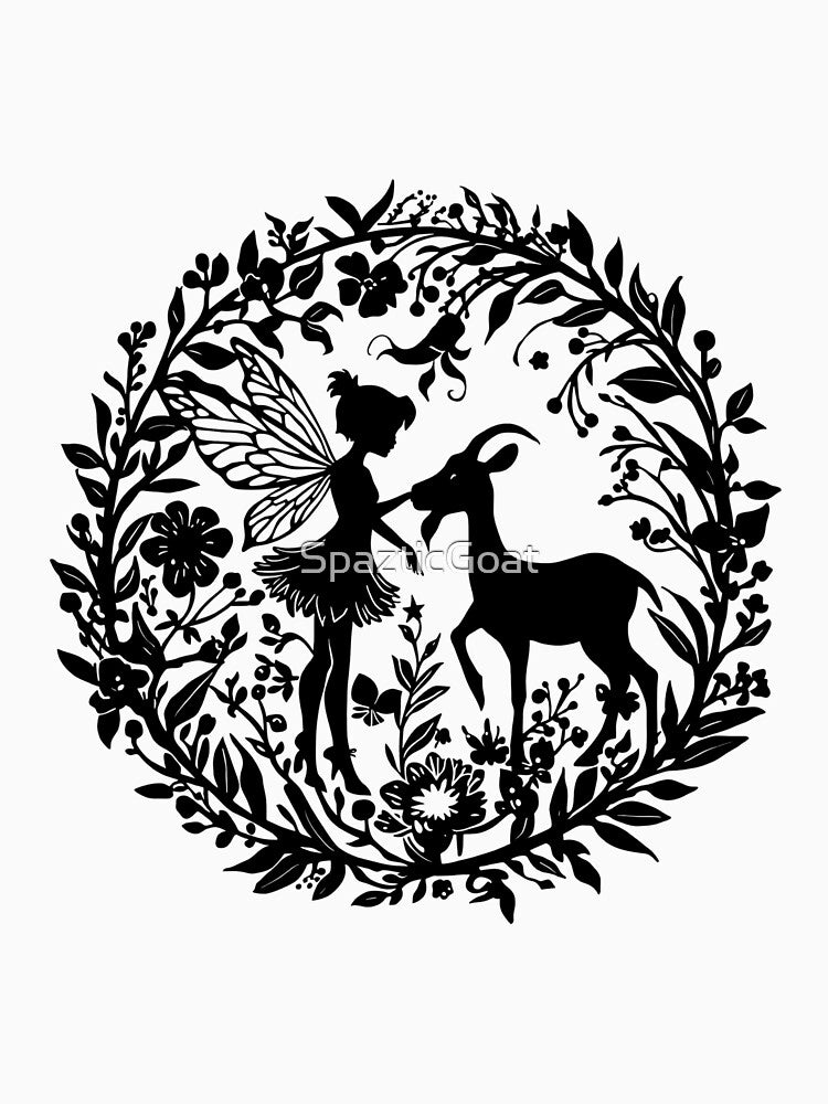 Mystic Floral Silhouette by SpazticGoat