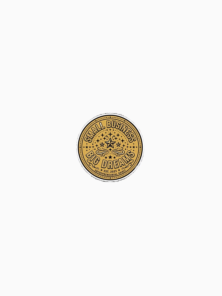 Small Business Big Dreams Sticker by Ciphern
