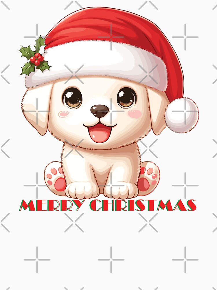 Cute Christmas Labrador Puppy by MCDPShop