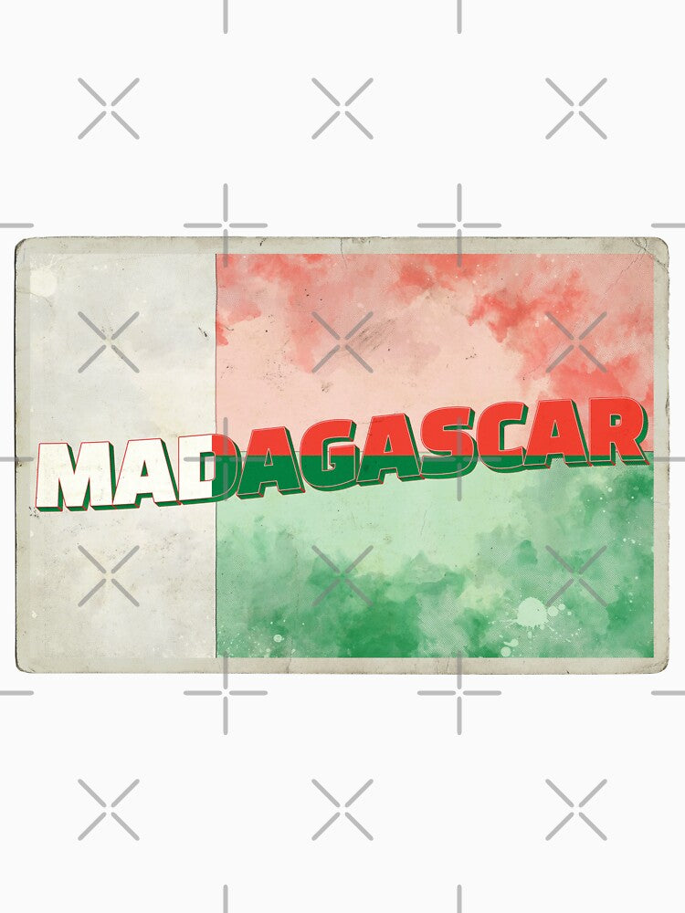 Madagascar Vintage style retro souvenir by DeveloperProp0