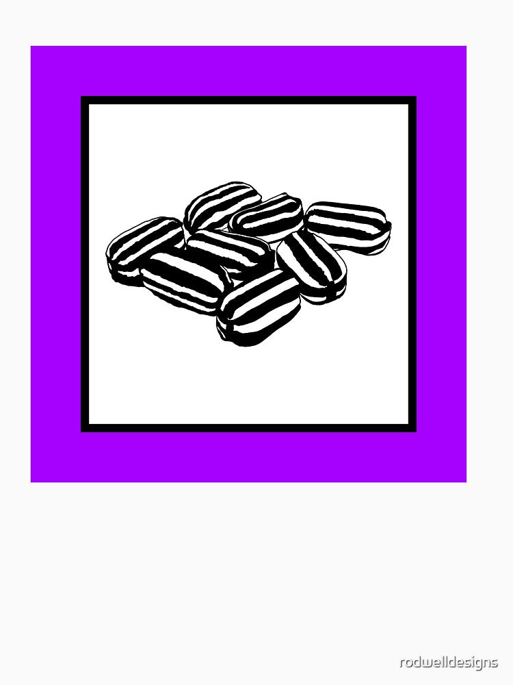 Humbug Sweets - Purple Backdrop by rodwelldesigns