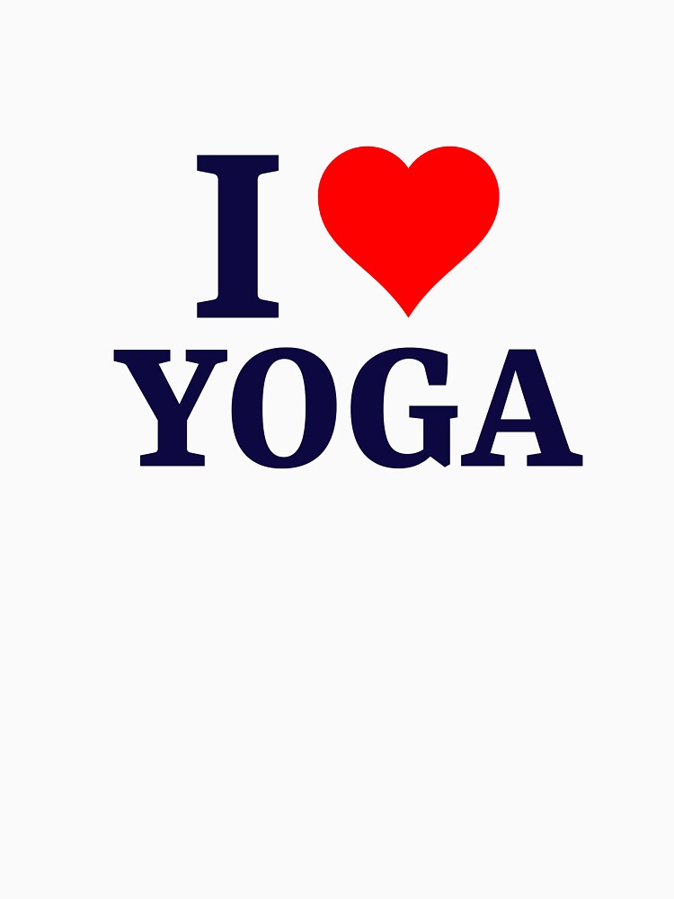 I Love Yoga by CatArtStore