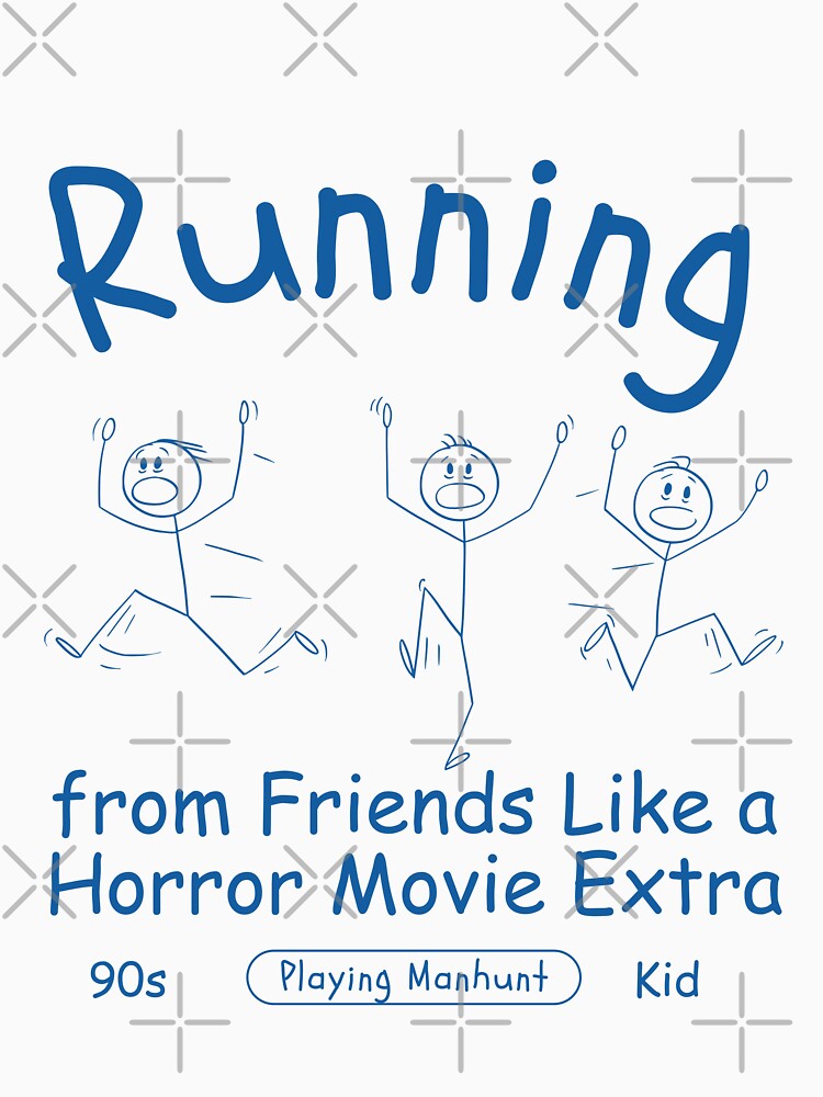 Running from friends like a horror movie extra by Peerless-Prime
