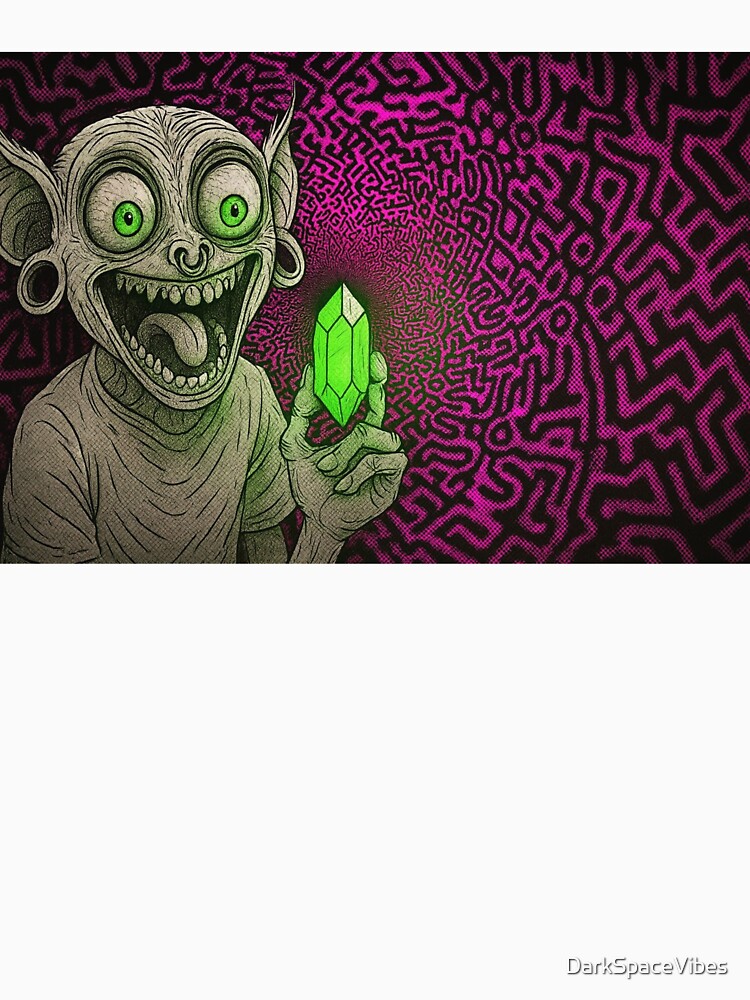 Emerald Goblin – Psychedelic Energy Keeper by DarkSpaceVibes