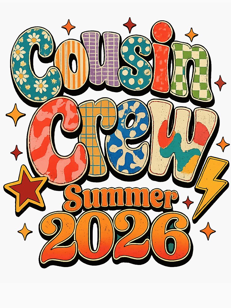 Cousin Crew Retro Summer Vacation Family Trip Matching Kids by Velinara