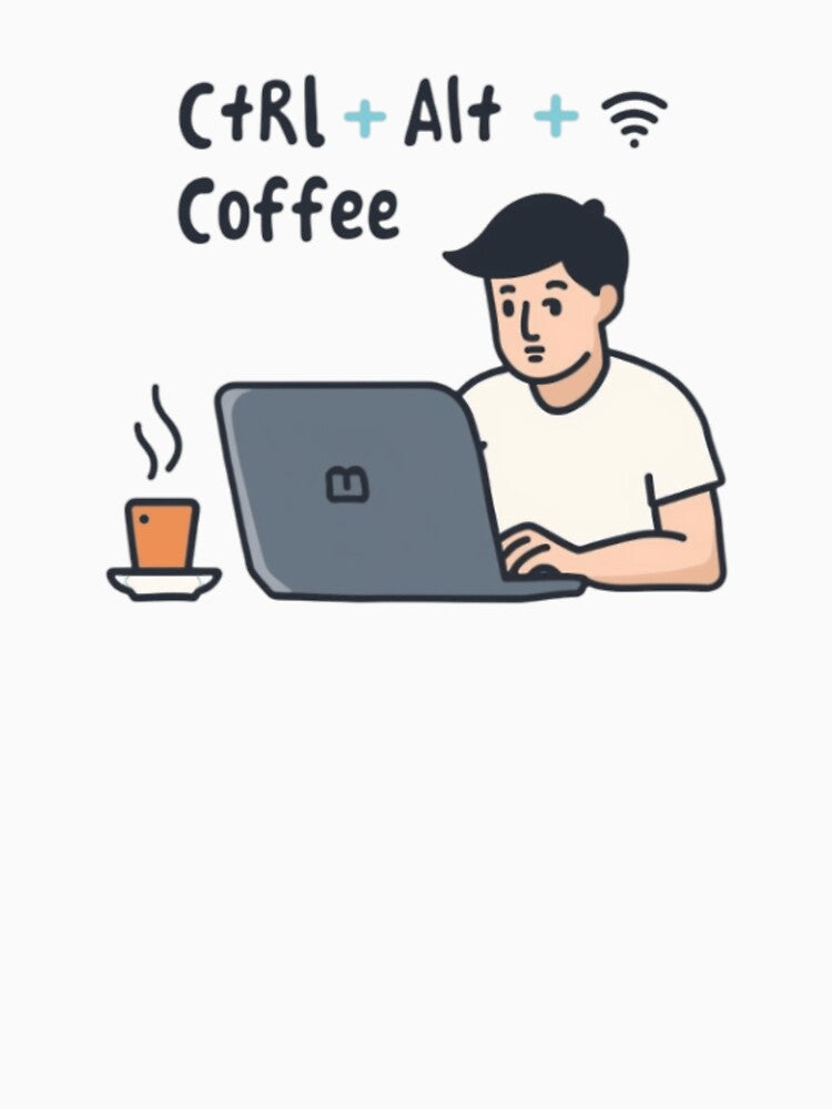 Ctrl + Alt + Coffee – Home Office Hero Design by HomeOfficeHero