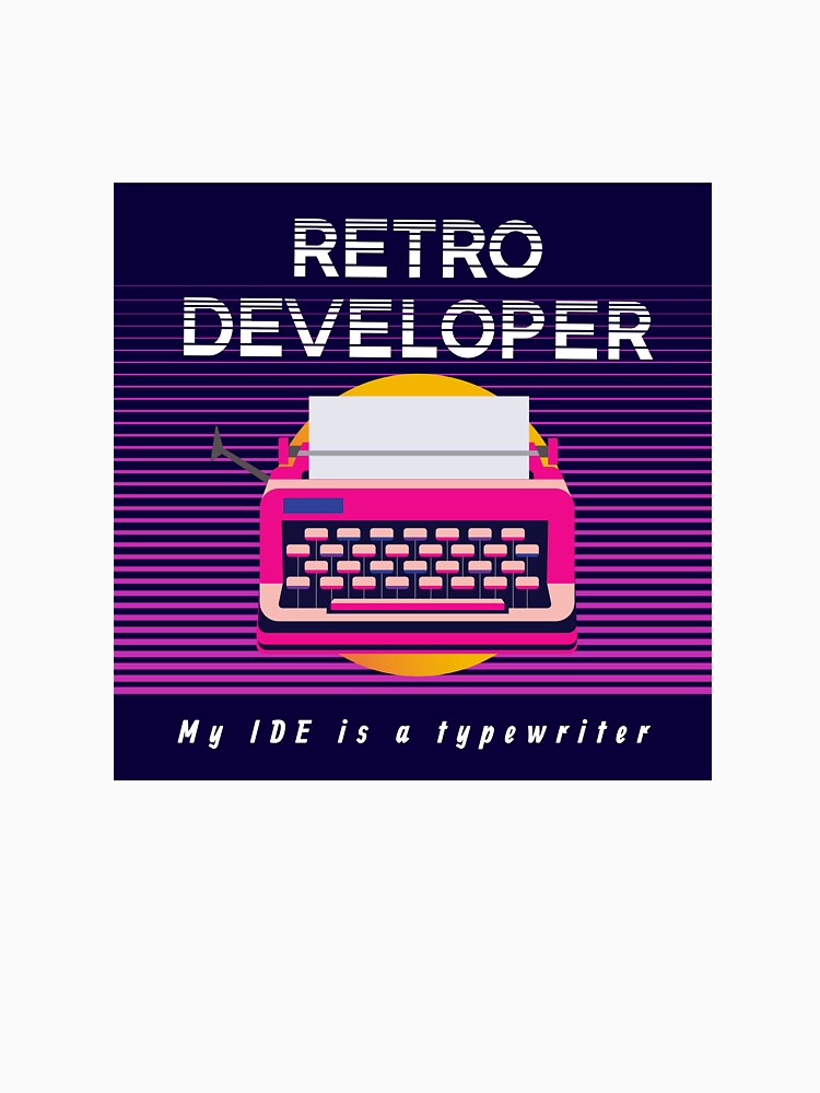 My IDE is a typewriter by Code  Monkeys