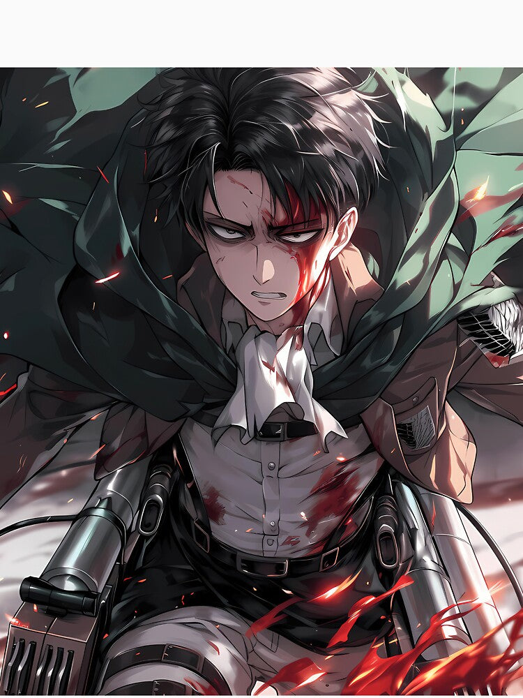 Dark Anime Warrior Battle Illustration by Singh1998