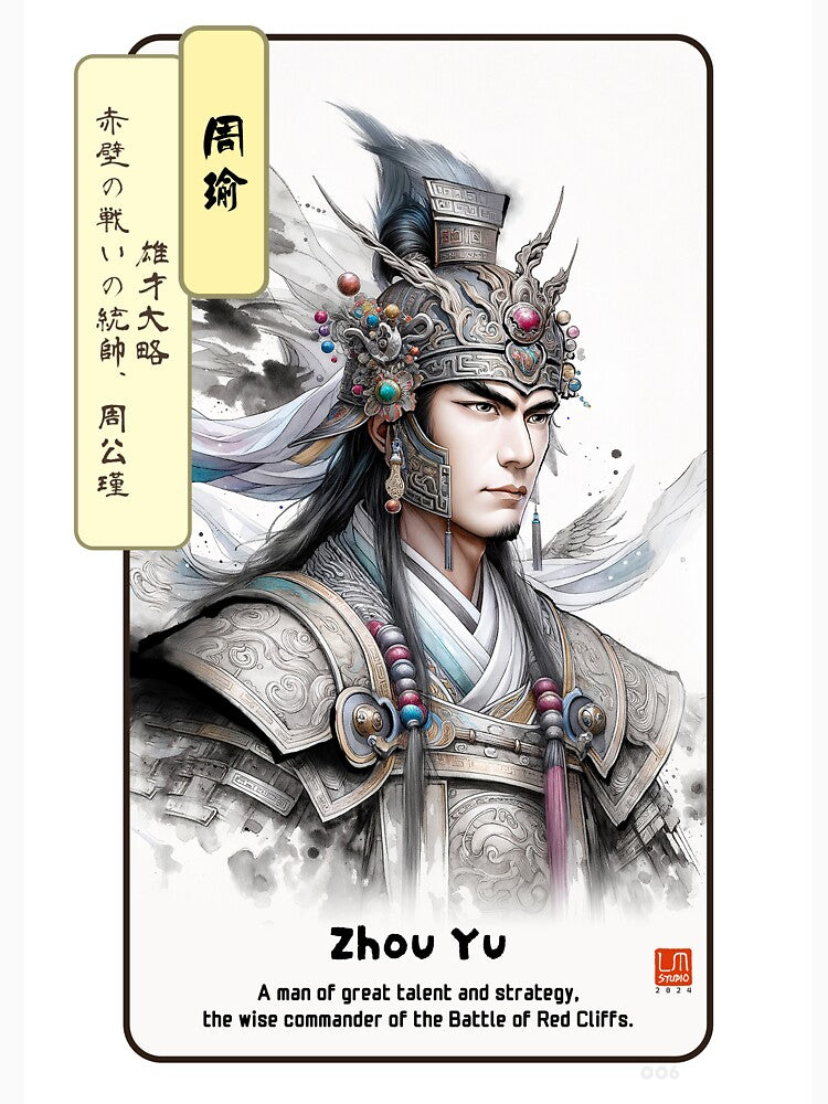 Zhou Yu - Wise Commander of Red Cliffs by LUMINGSTUDIO
