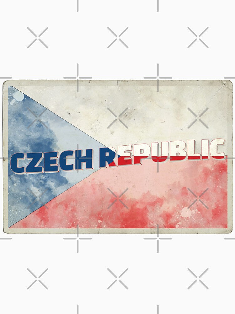 The Czech Republic vintage style retro souvenir by DeveloperProp0