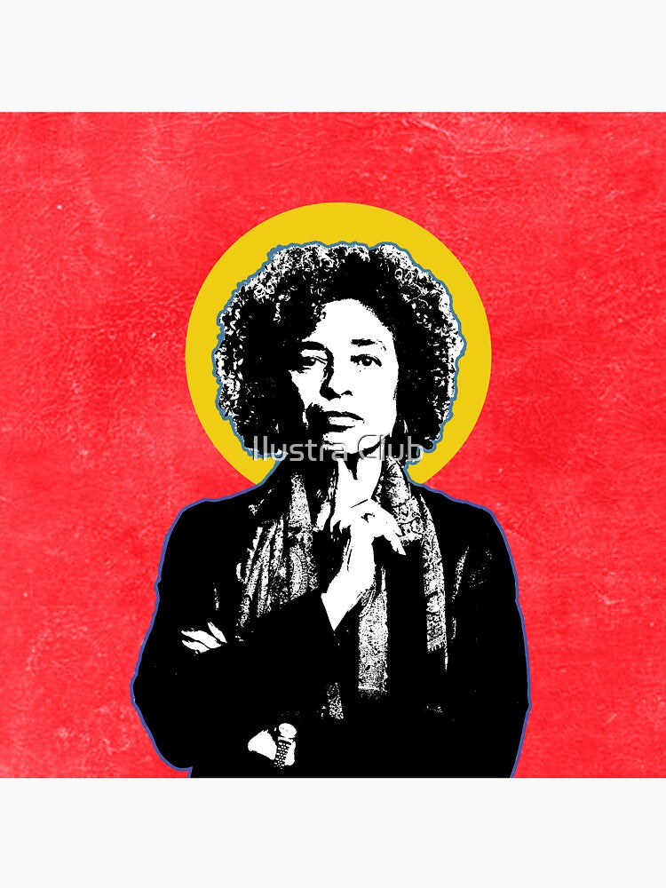 Angela Davis pop art by Ilustra Club