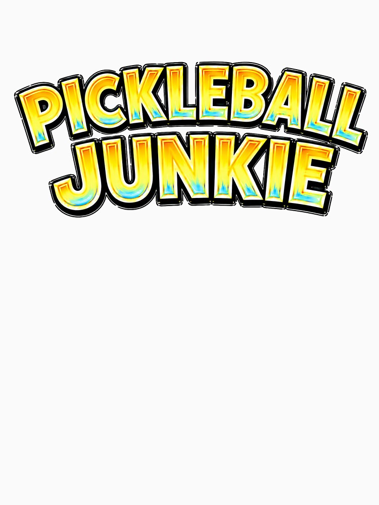 Pickleball Junkie – Hand Drawn Childlike Typography by Mac Sketches