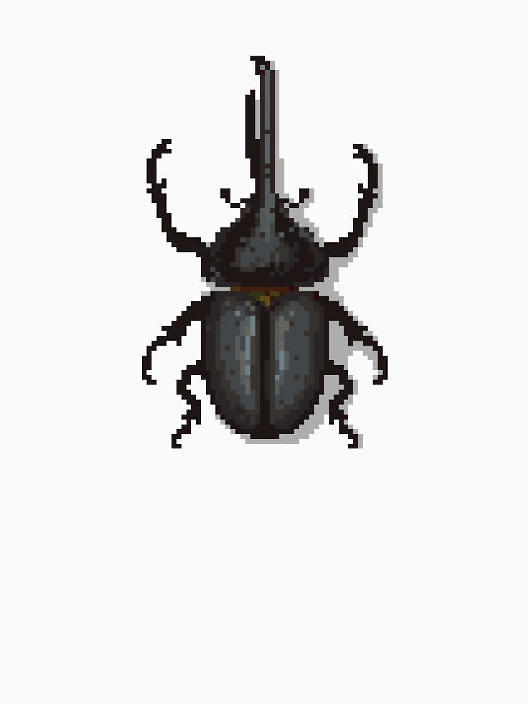 Pixel art beetle nº 02 by Kanistamps