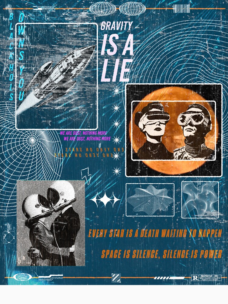 sci-fi grunge poster by MariyaPhoto