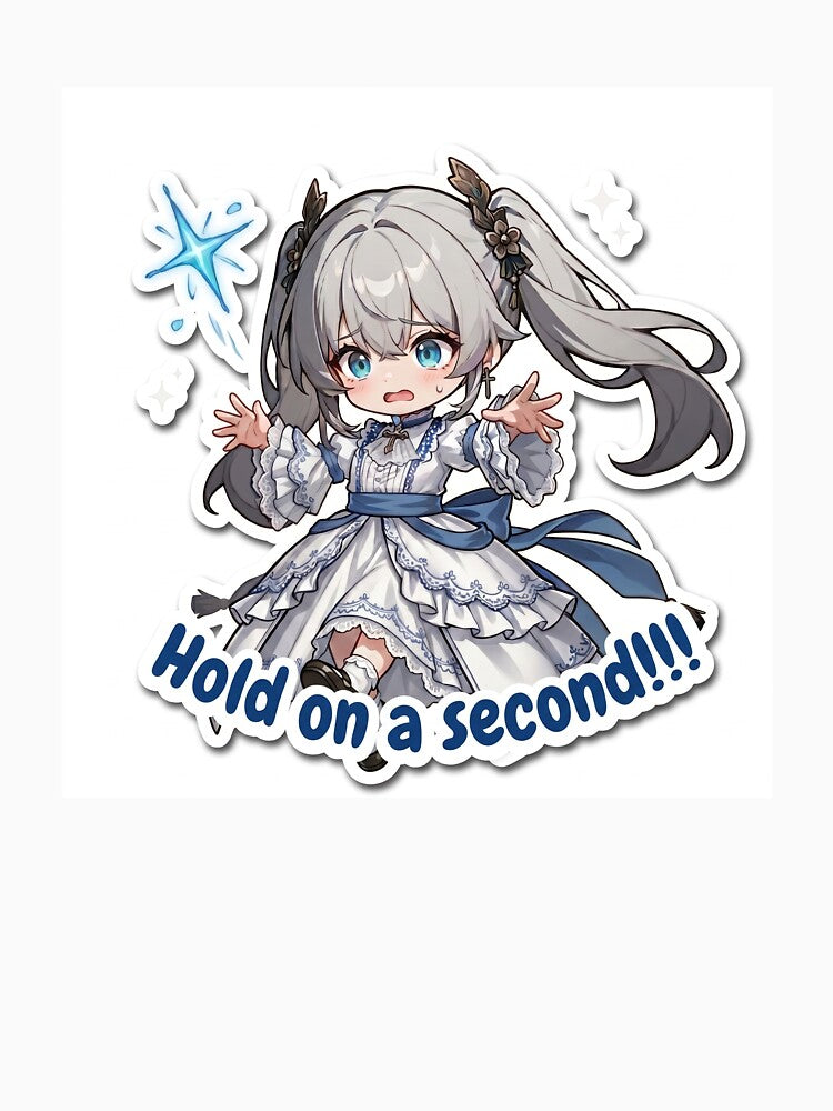 Sticker OG novel : Holf on a second!!! by Trash-Angel
