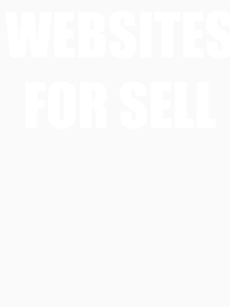 Bold "Websites For Sell" Plural Tech Typography Design by Vision Crafted