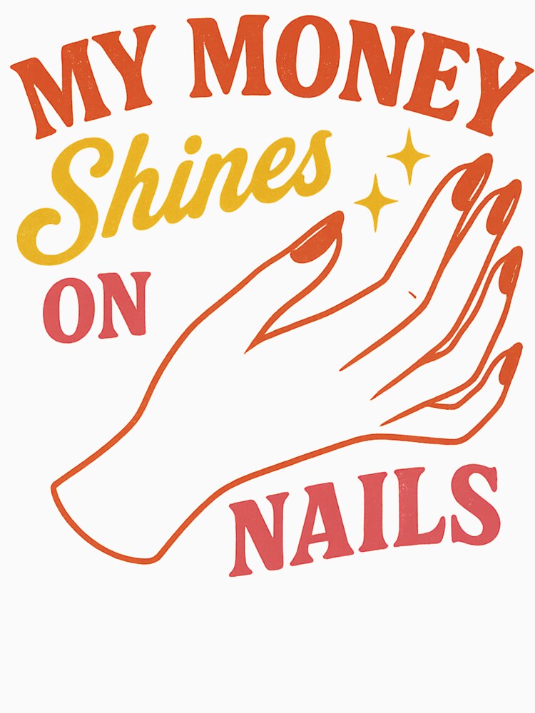 My Money Shines on Nails – Retro Nail Art Design by Meandmyshop