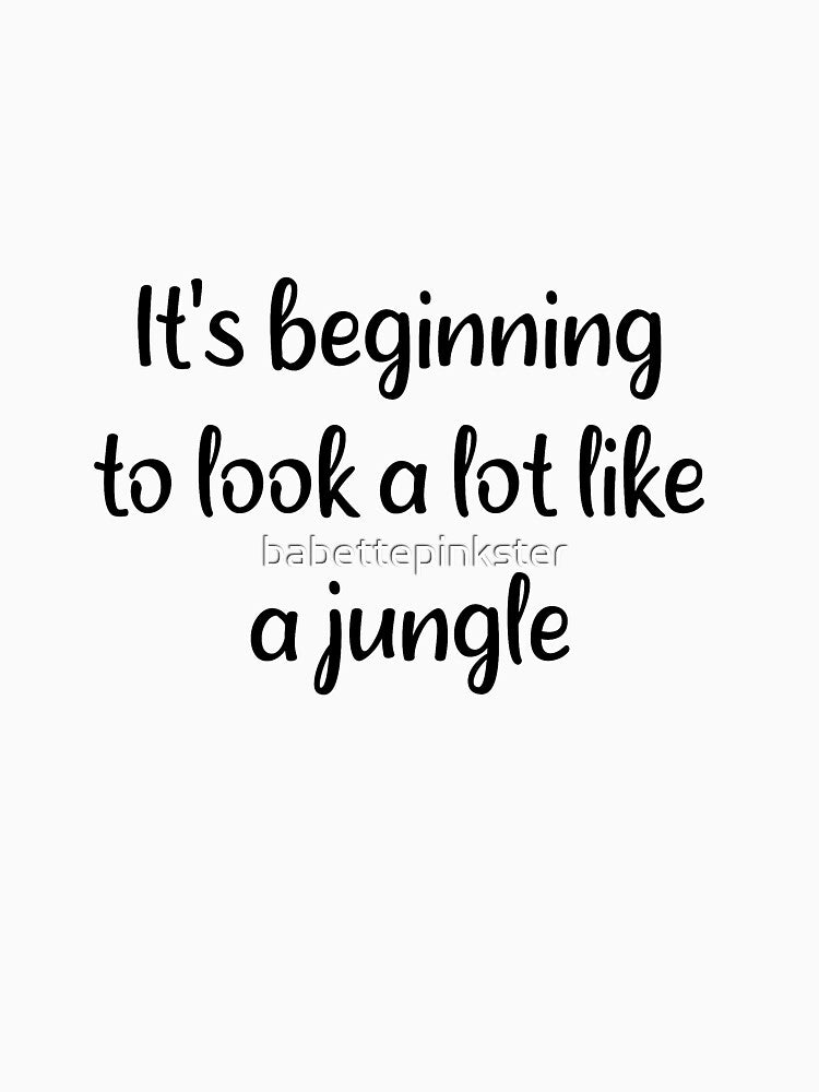 It's beginning to look a lot like a jungle by babettepinkster
