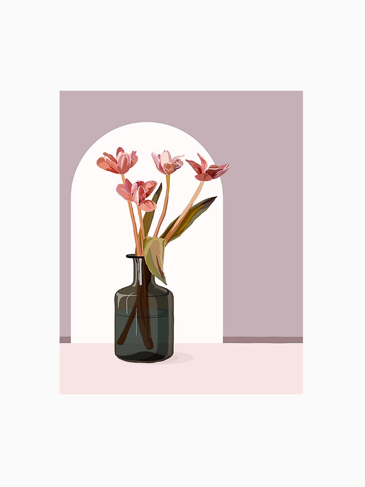 Minimalist Flower Art Print by Eva Vincent