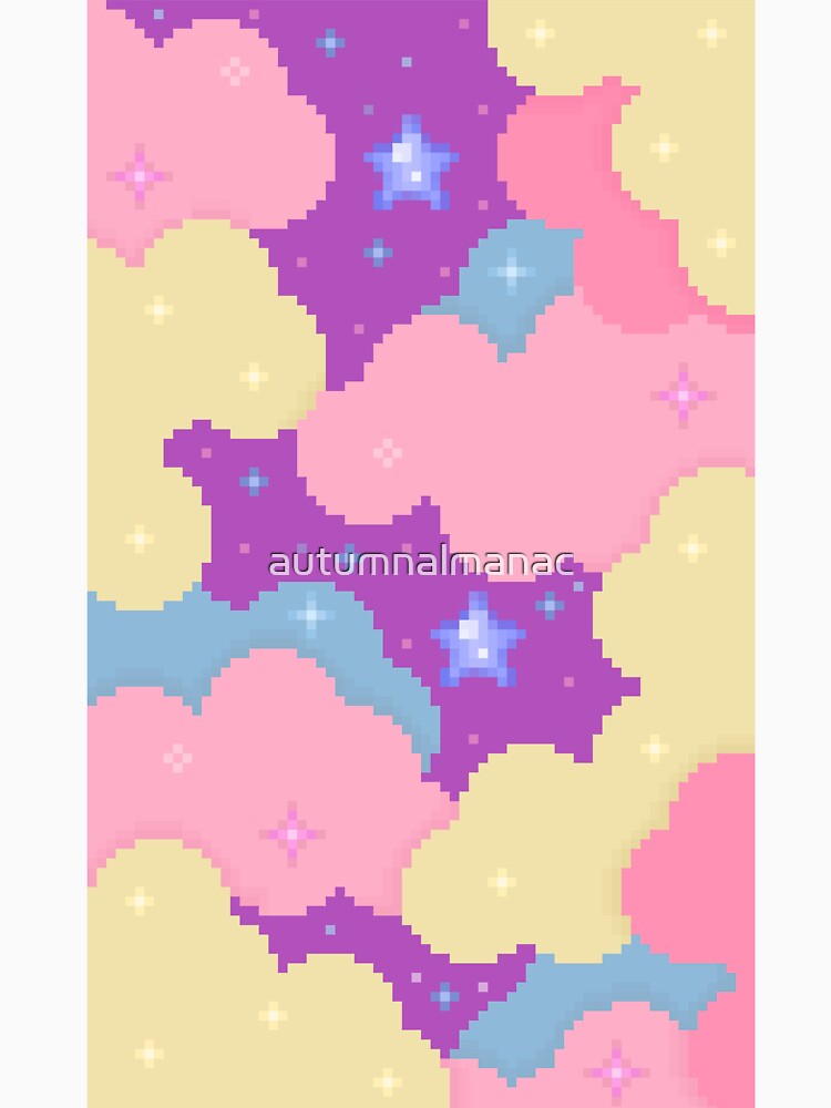 pixel cotton candy clouds by autumnalmanac