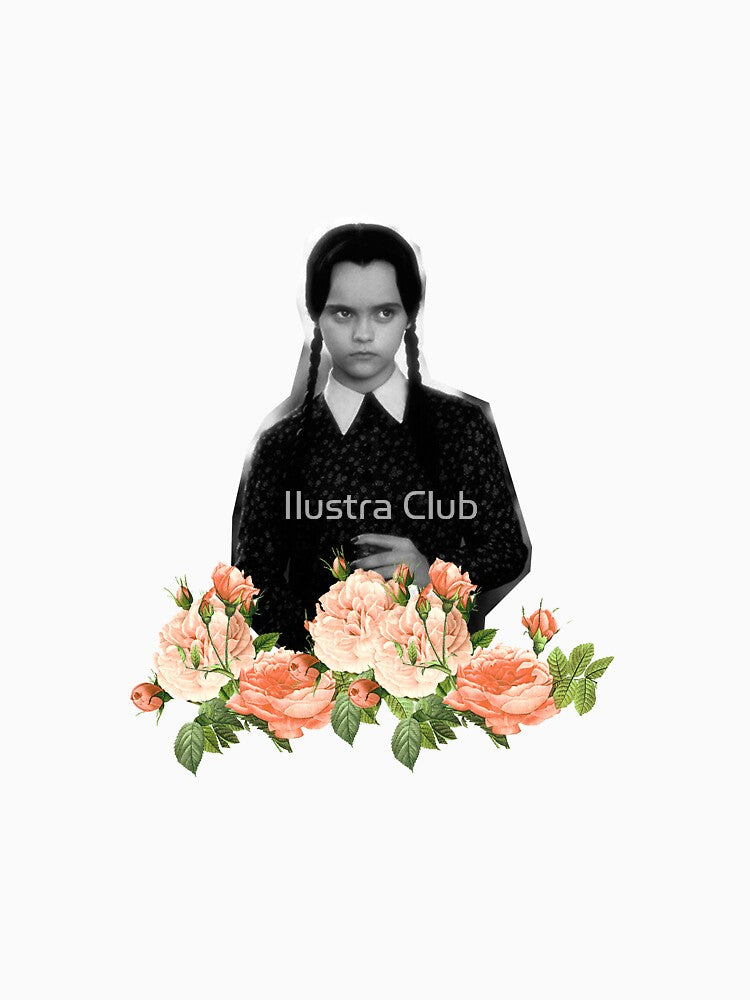 wednesday addams vintage art by Ilustra Club