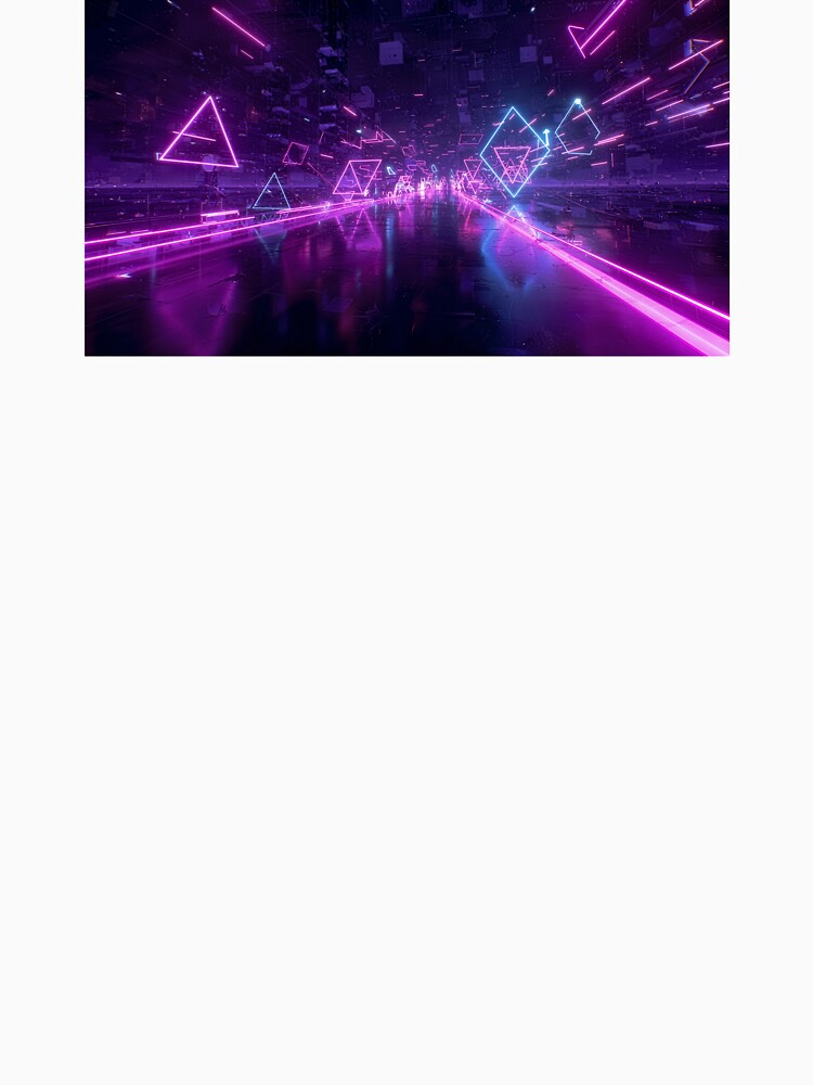 Futuristic Dark Purple Light Trails by SparroCreative