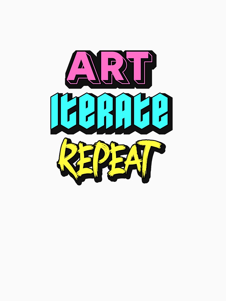 Art, Iterate, Repeat: Neon Creativity Cycle by Code  Monkeys