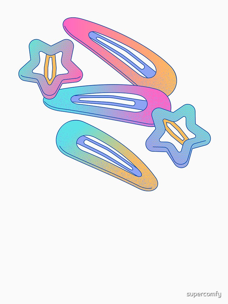 Aesthetic Y2K Hairclips by supercomfy