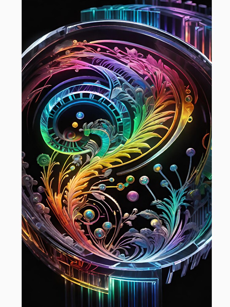 Swirling Shapes and Floral Elements by masabo