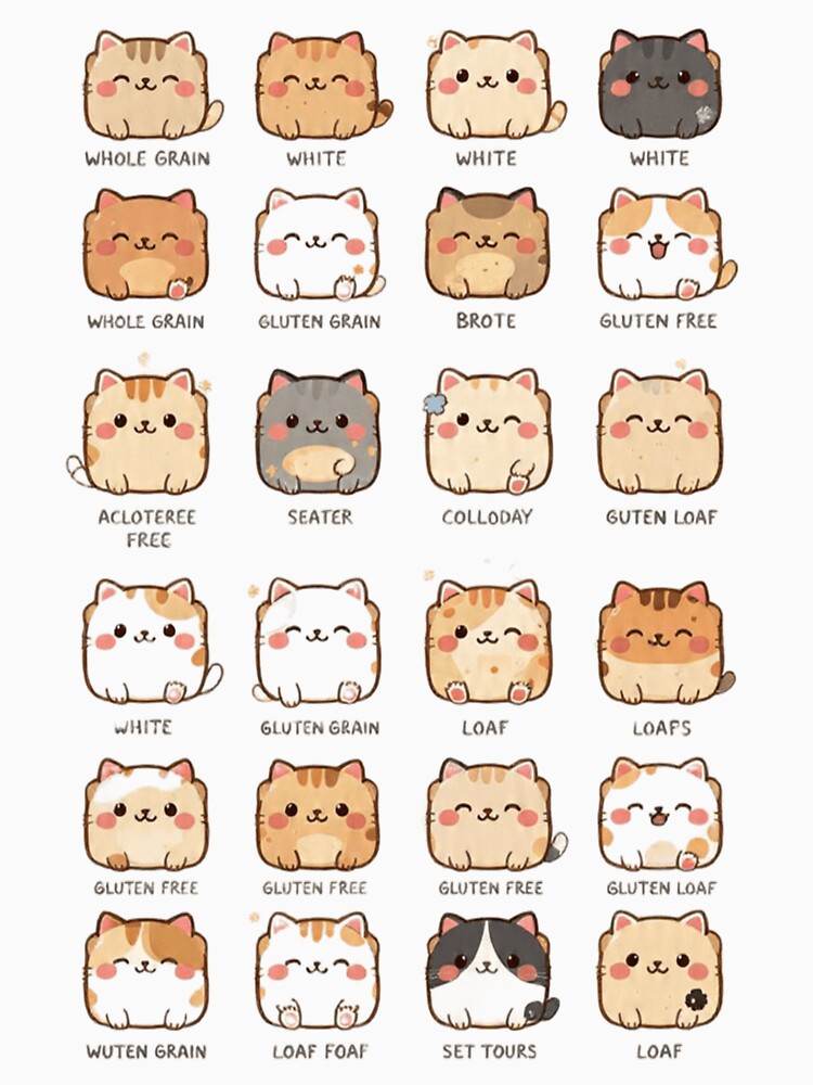 Cute Kawaii Cat by PlengPoomofArts
