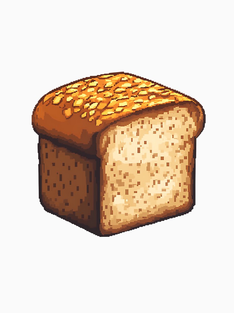 Retro Pixel Art: 8-Bit Bread by bapupa