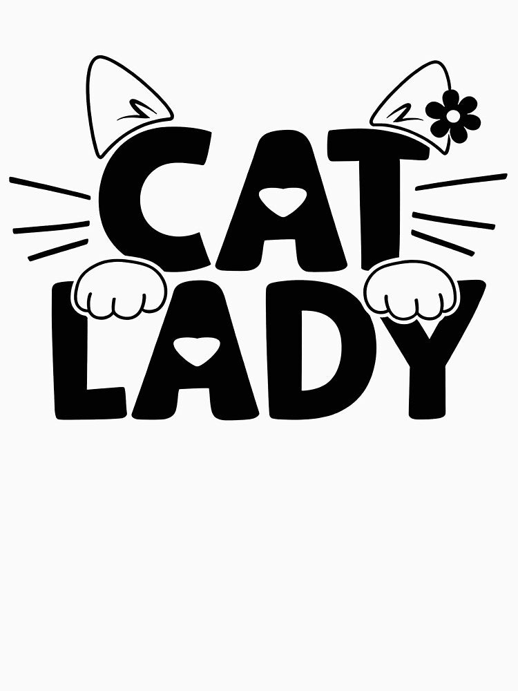 Cute Cat Lady Design with Ears and Paws by truongloc246